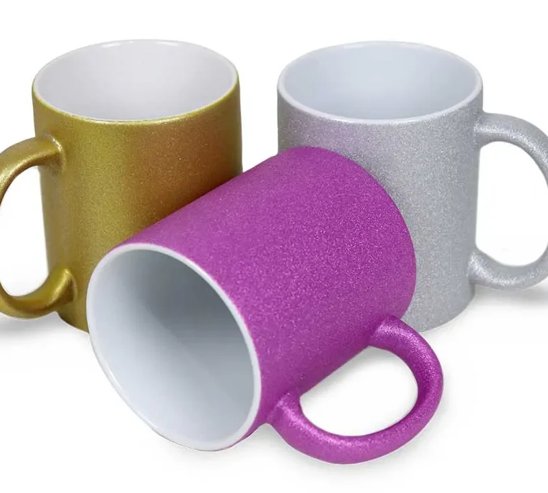 Caneca com Glitter Personalizada